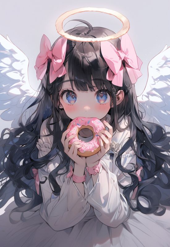 Ảnh avt anime nữ cute: Thiên thần Donut