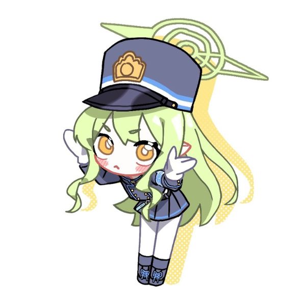 Ảnh avatar chibi nữ cảnh sát cute
