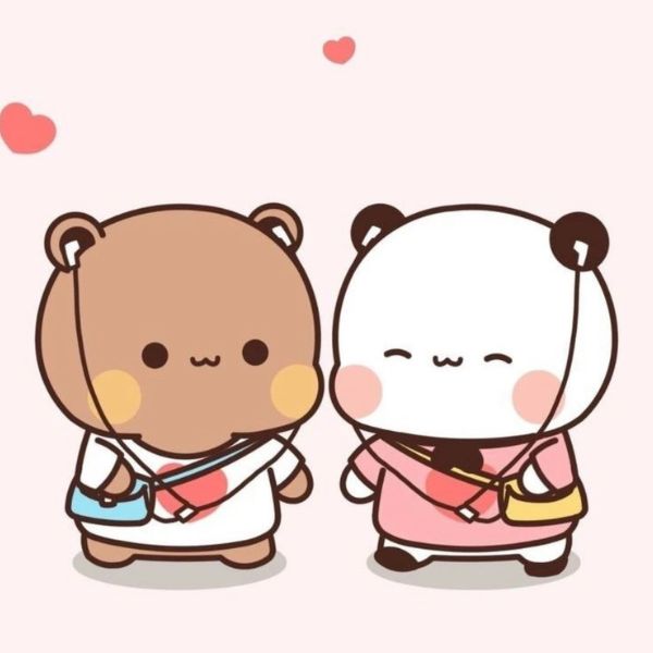 Avatar gấu cute đôi DUDU BUBU hot nhất 2024
