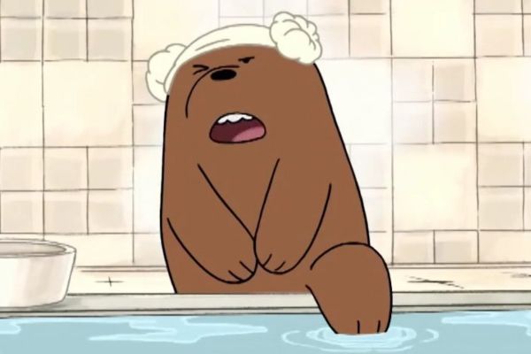 Ảnh avt gấu nâu Grizz: Bao lâu rồi chưa tắm?