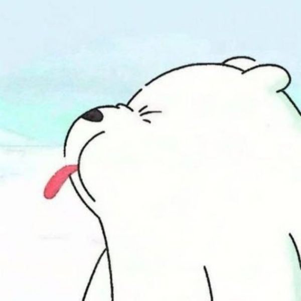 Hình avatar gấu trắng Ice Bear ble ble
