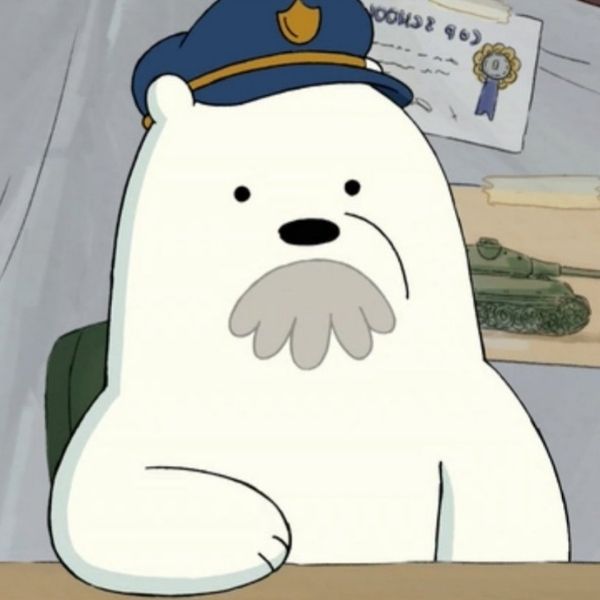 Hình avatar thuyền trưởng Ice Bear cute