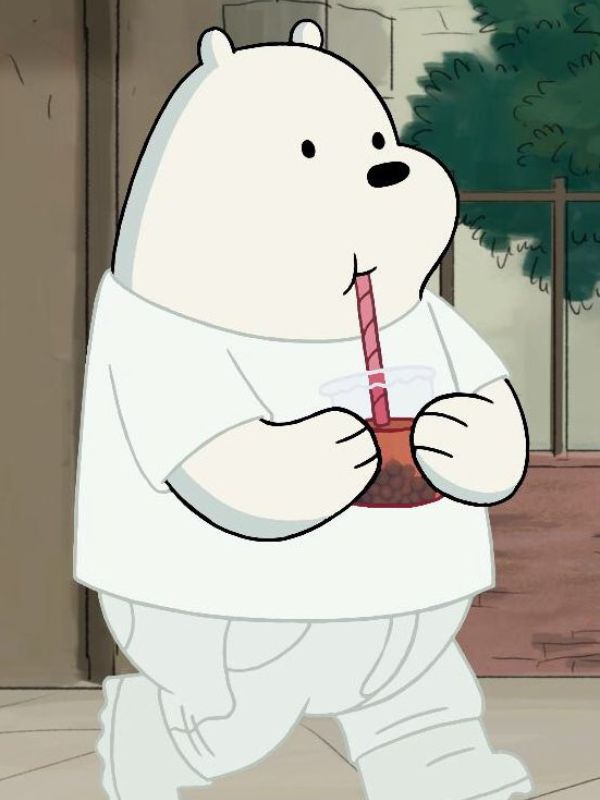 Hình avatar gấu trắng Ice Bear fan trà sữa
