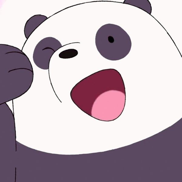 Avatar gấu trúc Panda cười tươi lên nào
