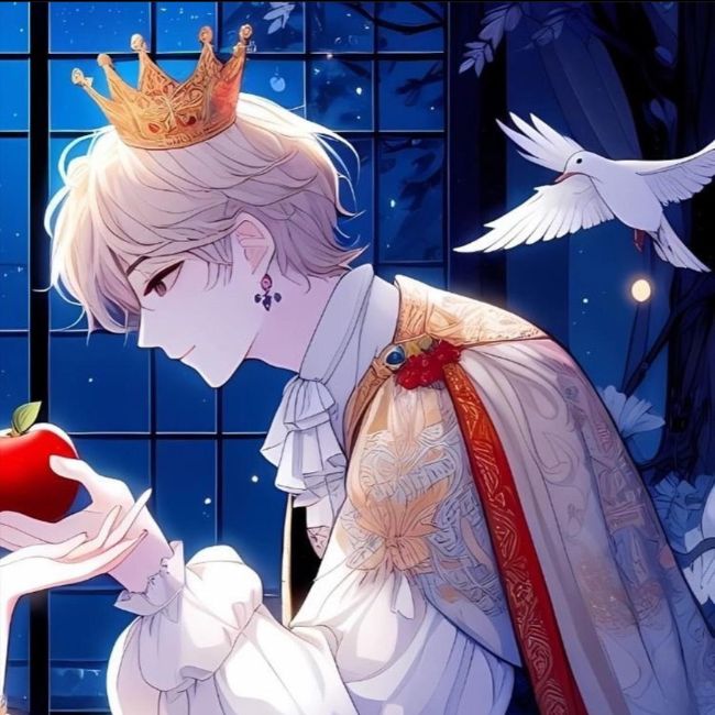 Hình avatar cặp anime rời hoàng tử