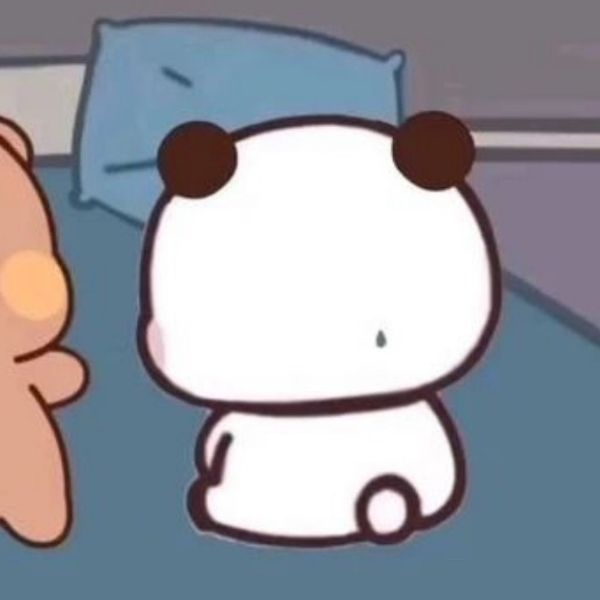Top 99 hình avatar gấu cute DUDU ngồi nhìn BUBU ngủ
