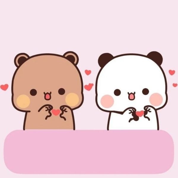 Top 99 hình avatar gấu cute nền hồng