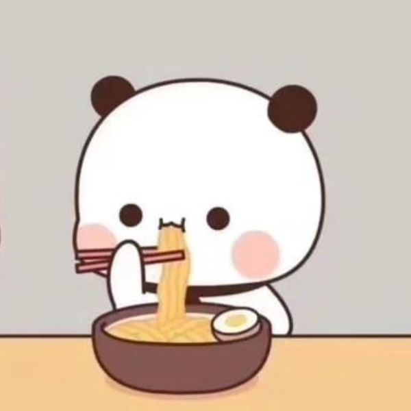 Top 99 hình avatar gấu cute DUDU ăn mì