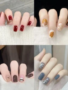 những mẫu nail đẹp cho móng ngắn