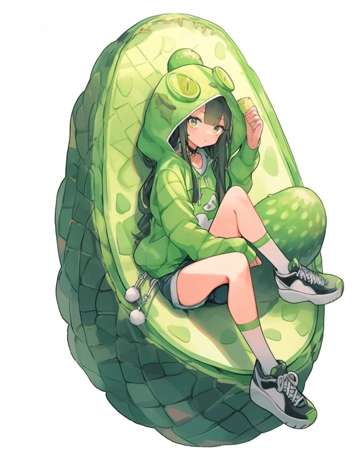 Avatar hình quả bơ dễ thương