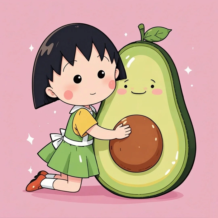 Avatar hình quả bơ và Maruko