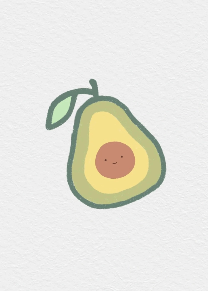 Avatar quả bơ cute nhất