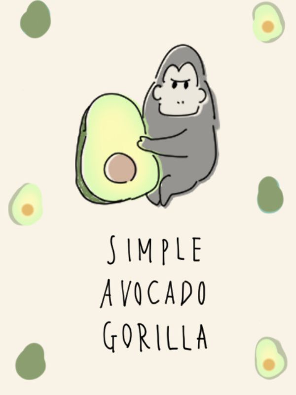 Avatar simple avocado gorilla