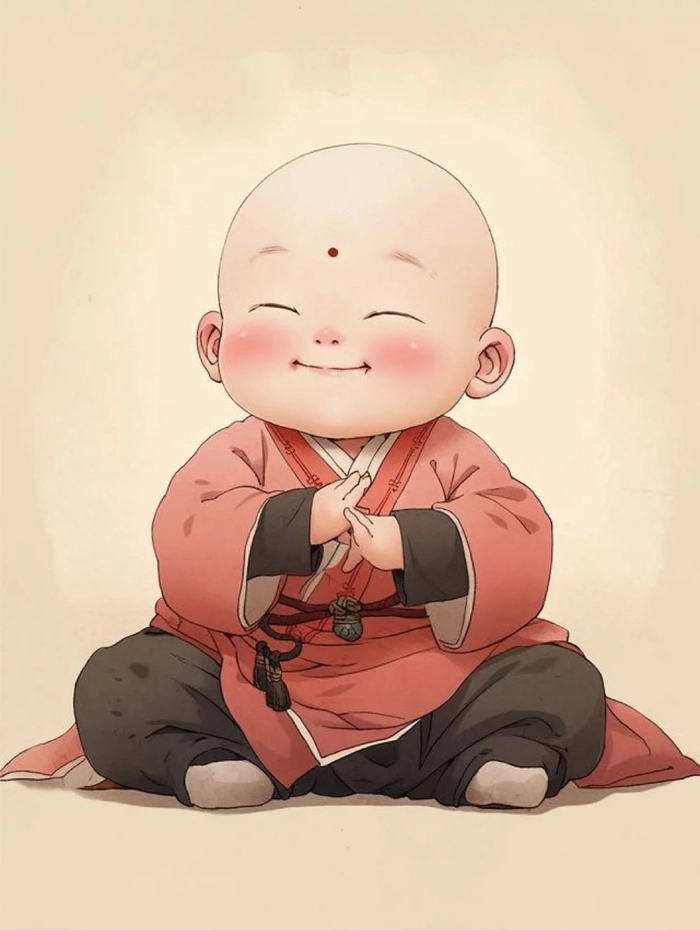 Ảnh chú tiểu chibi cho màn hình