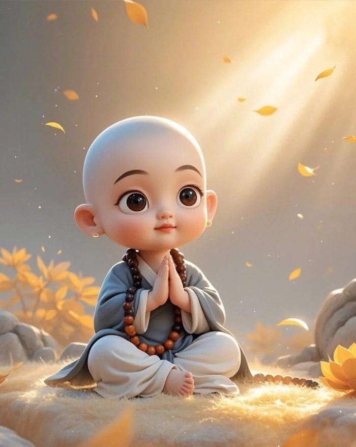 Ảnh chú tiểu chibi siêu ngộ nghĩnh