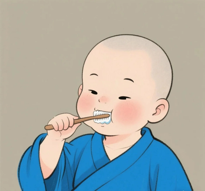 Chú tiểu hoạt hình đáng yêu