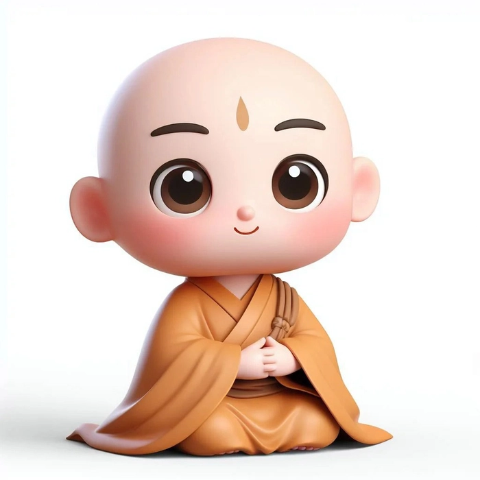 Hình chú tiểu chibi dễ thương