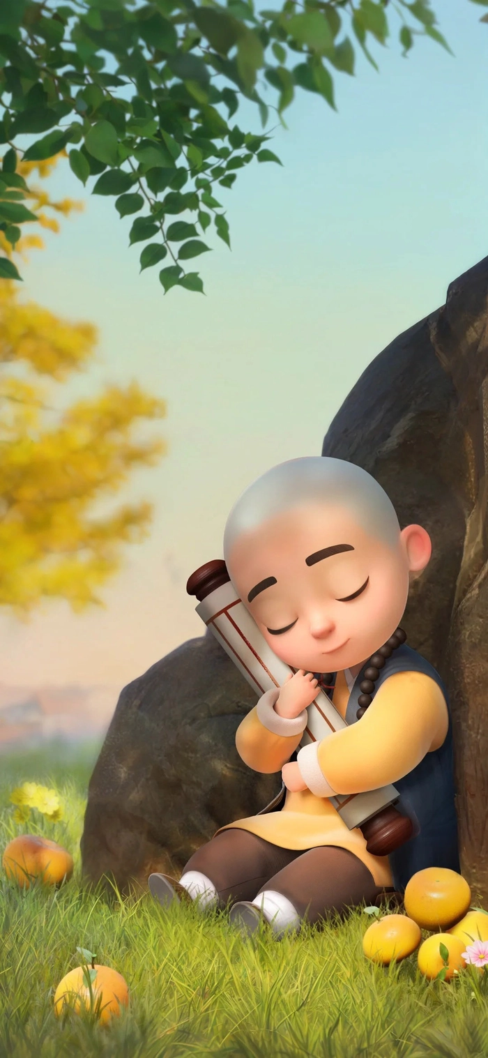 Hình chú tiểu cute cho màn hình điện thoại
