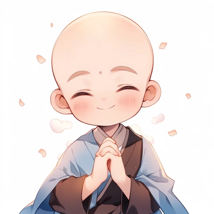 Hình chú tiểu cute mắt cười