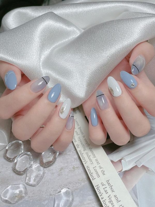 Các mẫu nail dài thanh lịch 10