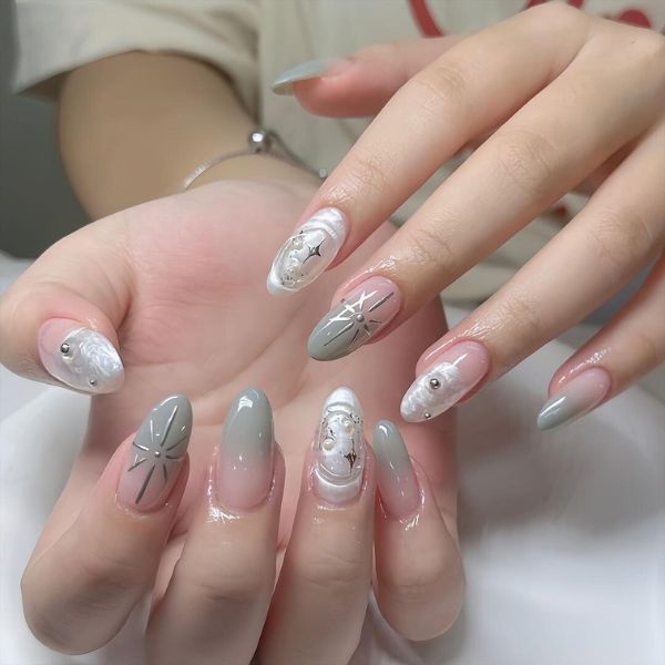 Các mẫu nail dài thanh lịch