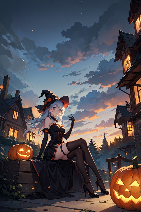 ảnh anime halloween (4)