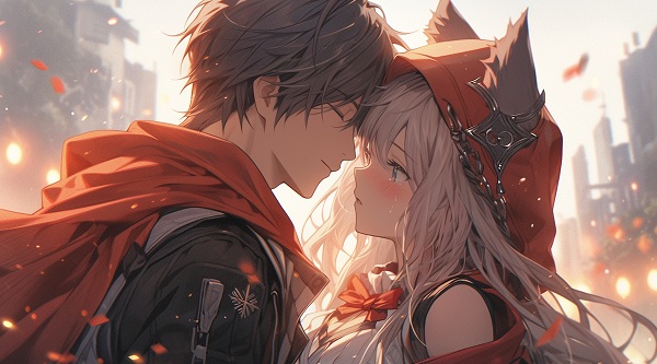 Ảnh anime cặp đôi yêu nhau chill nhẹ