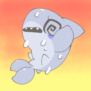 Hình nền cute cá mập