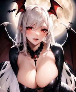 Ảnh ma cà rồng anime nữ tóc trắng