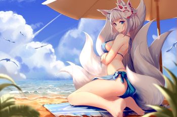 180+ hình ảnh hồ ly 9 đuôi anime xinh đẹp thần thái ngút trời