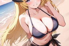 285+ ảnh anime nữ mặc bikini khoe trọn bầu ngực căng tròn