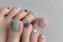 116+ mẫu nail chân màu xám cực trendy, xinh hết nước chấm!