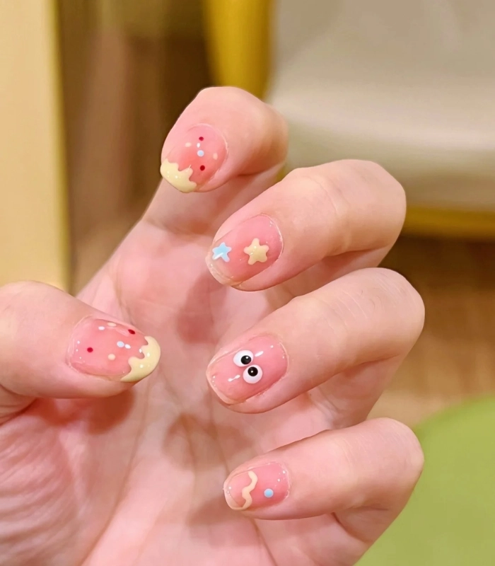 Những mẫu nail đẹp đơn giản cho móng ngắn cute