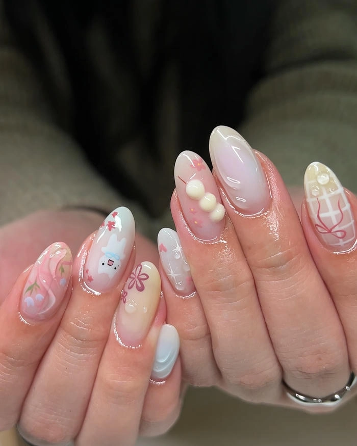 ảnh nail tay vẽ