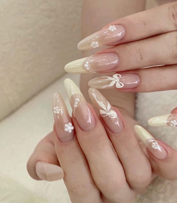 bộ móng dịu dàng đón tết