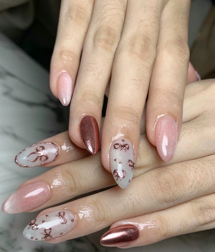 bộ móng nhẹ nhàng đón tết