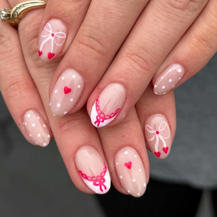 hình ảnh nail tay vẽ nhẹ nhàng