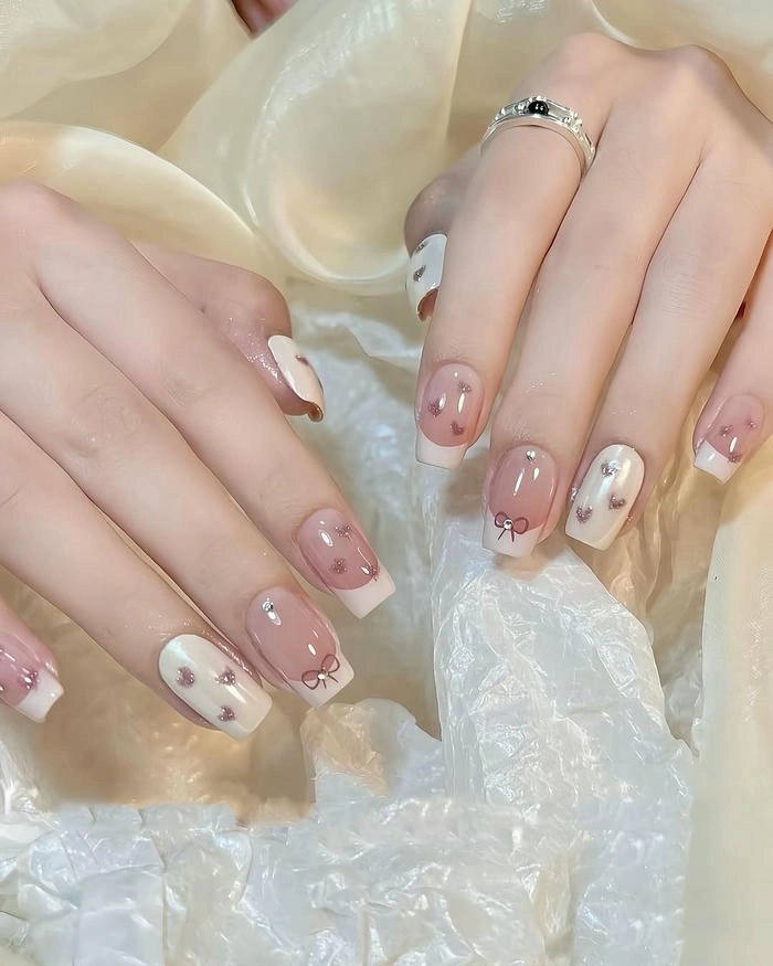 mẫu móng xinh đón tết cute