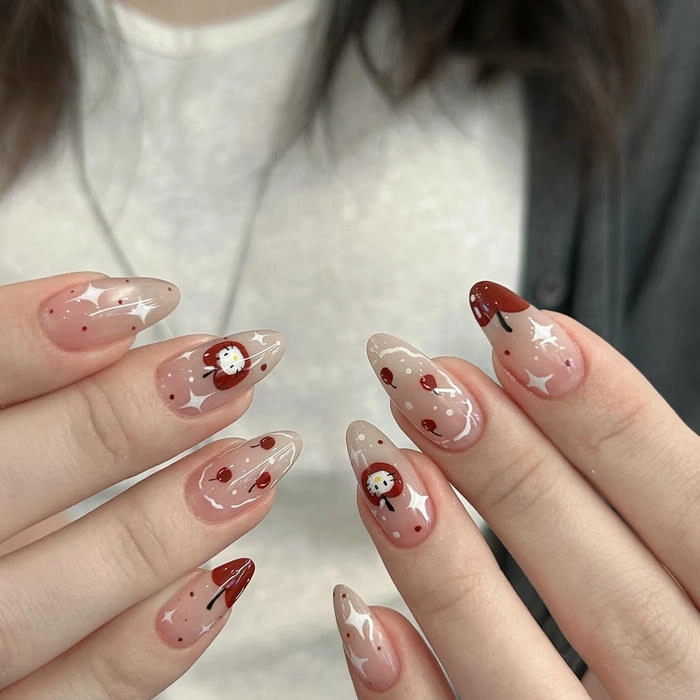 móng tay đón tết