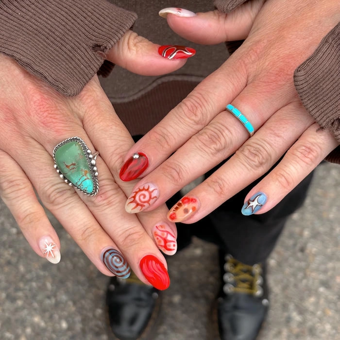 nail tay vẽ nghệ thuật