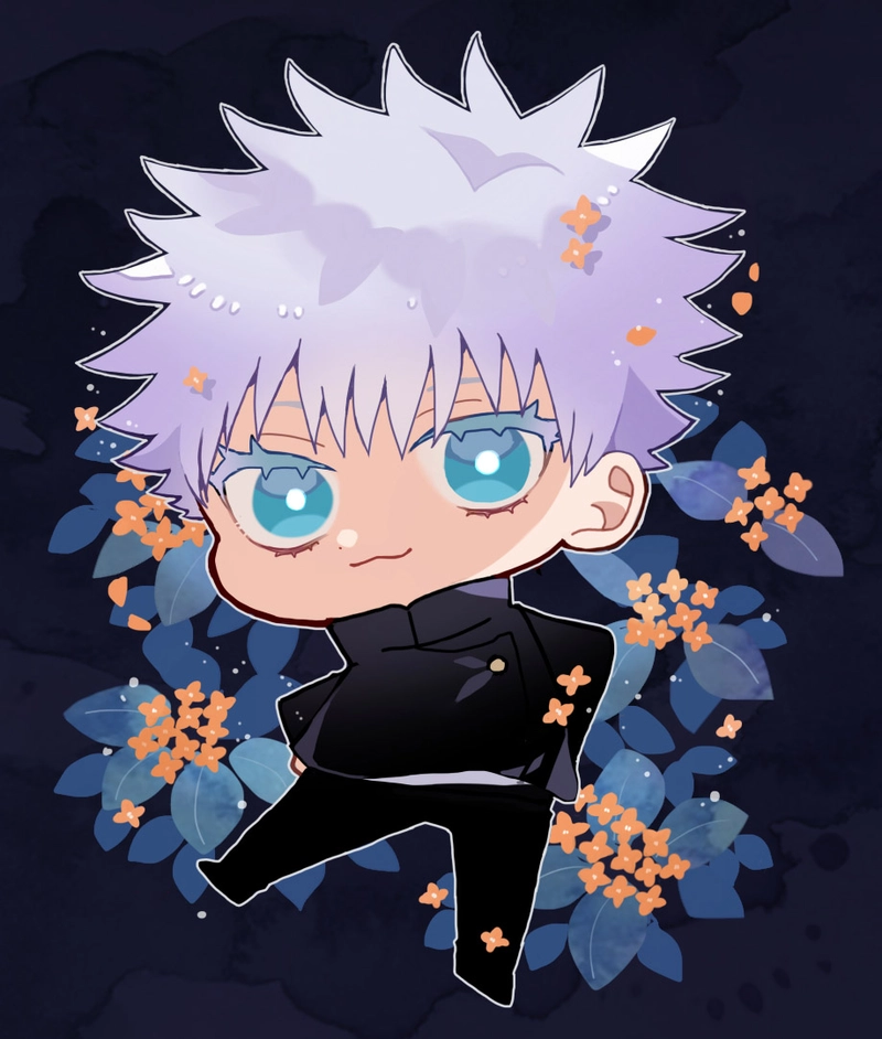 Ảnh Gojo Satoru cute cực phẩm