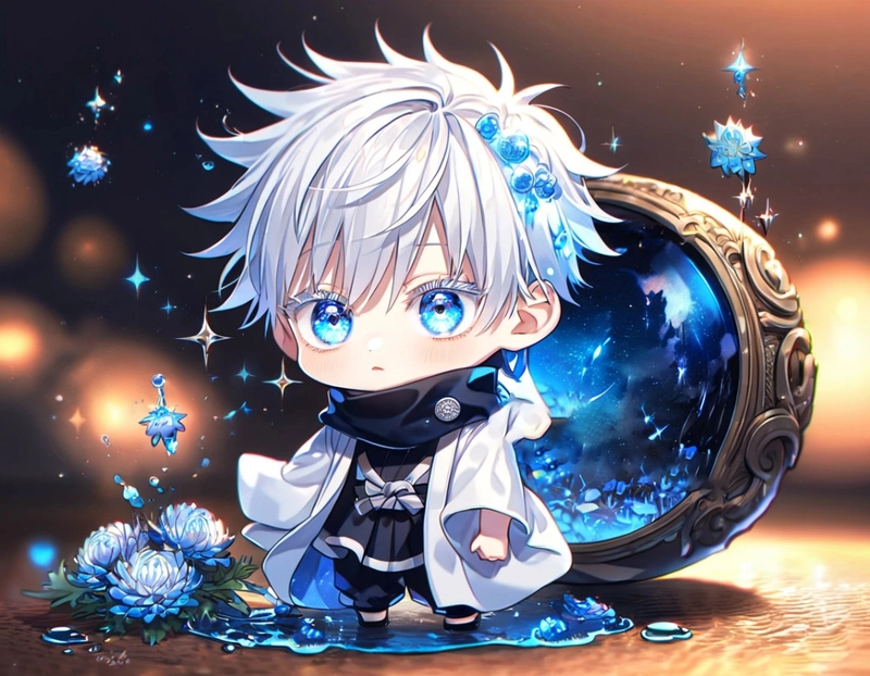 Ảnh Gojo Satoru cute dễ mến