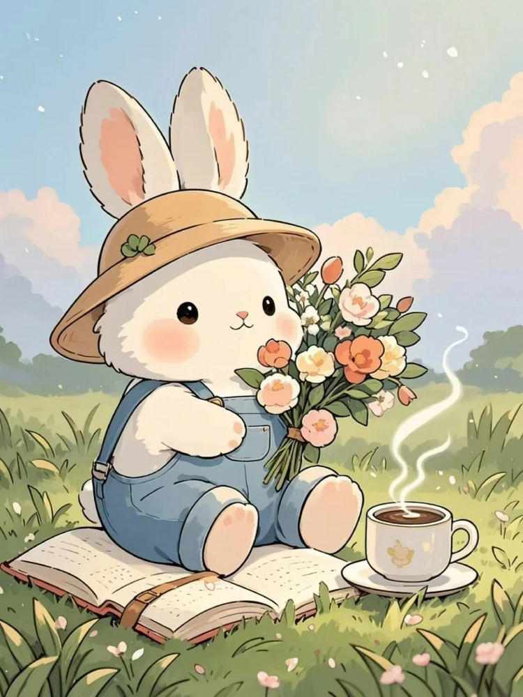 Ảnh anime chibi thỏ cute