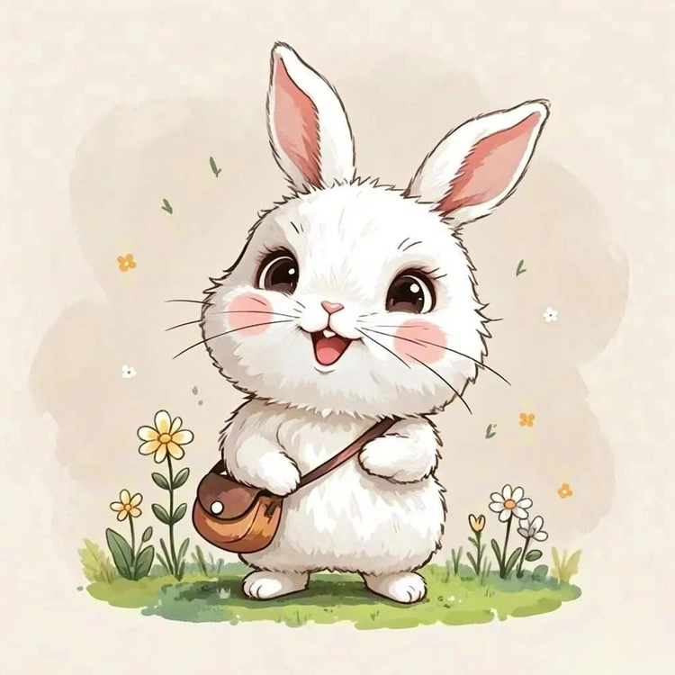 Avatar thỏ chibi cute dễ thương