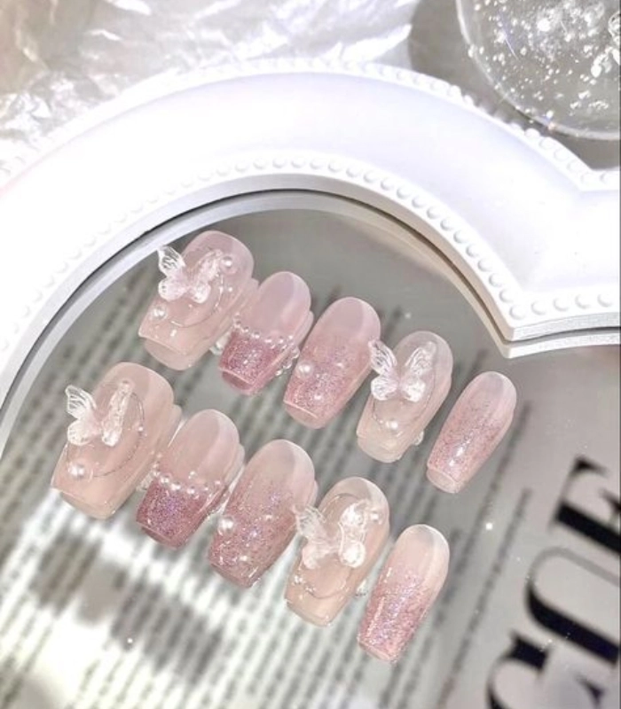 Bộ nail màu thạch pastel