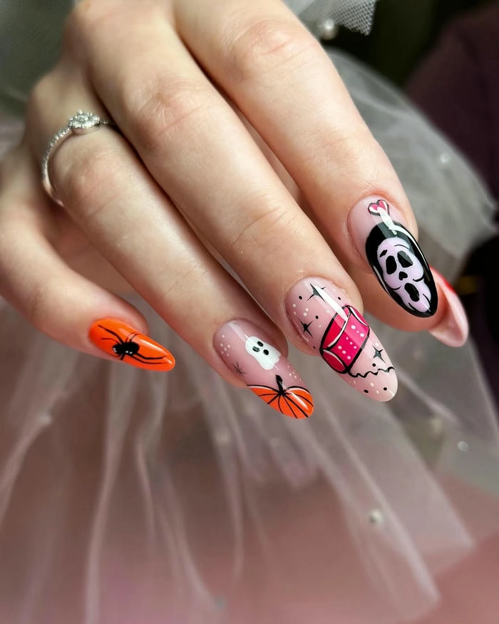 Các mẫu nail halloween đáng yêu