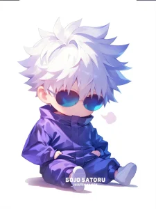 Hình Gojo Satoru chibi ngầu chất