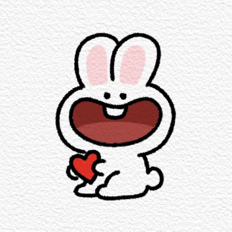 Hình thỏ chibi cute dễ thương