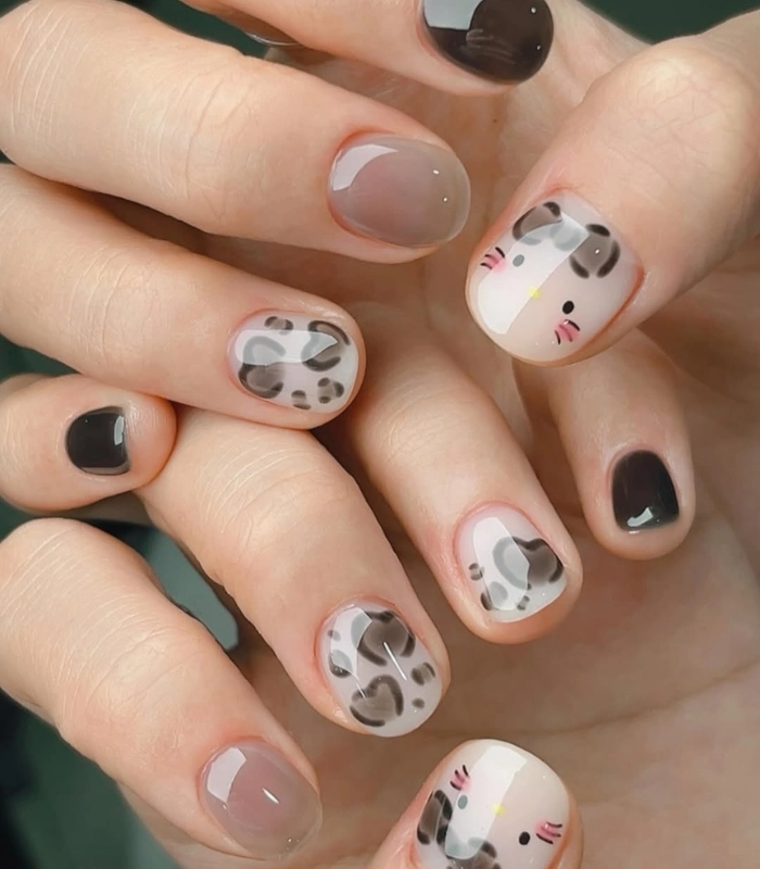 Mẫu nail cho học sinh cấp 1 đáng yêu