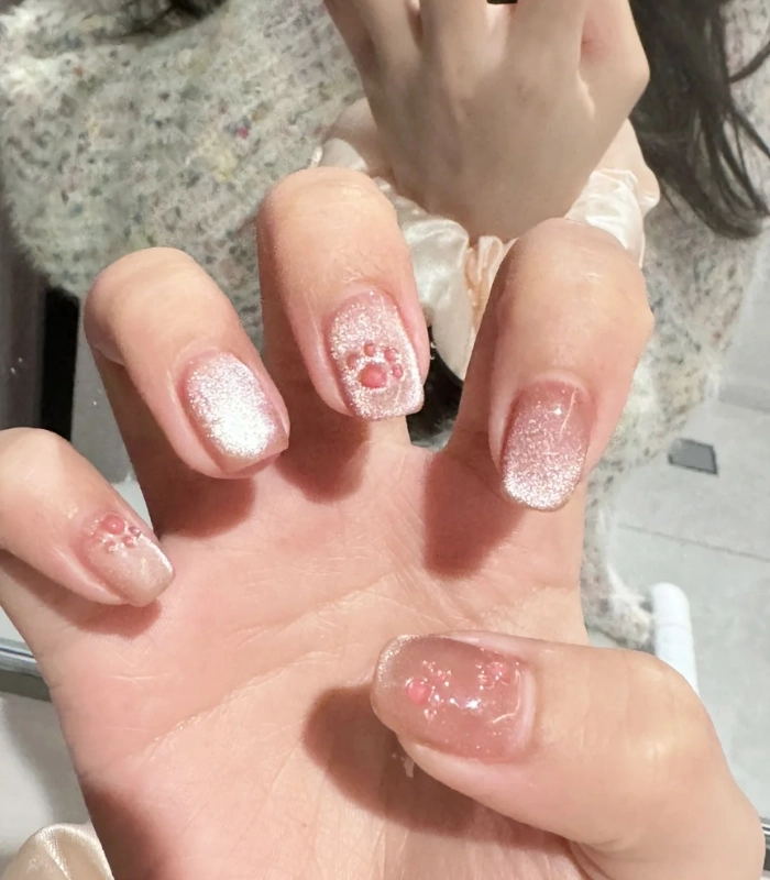 Mẫu nail cho học sinh cấp 3 nhẹ nhàng cute